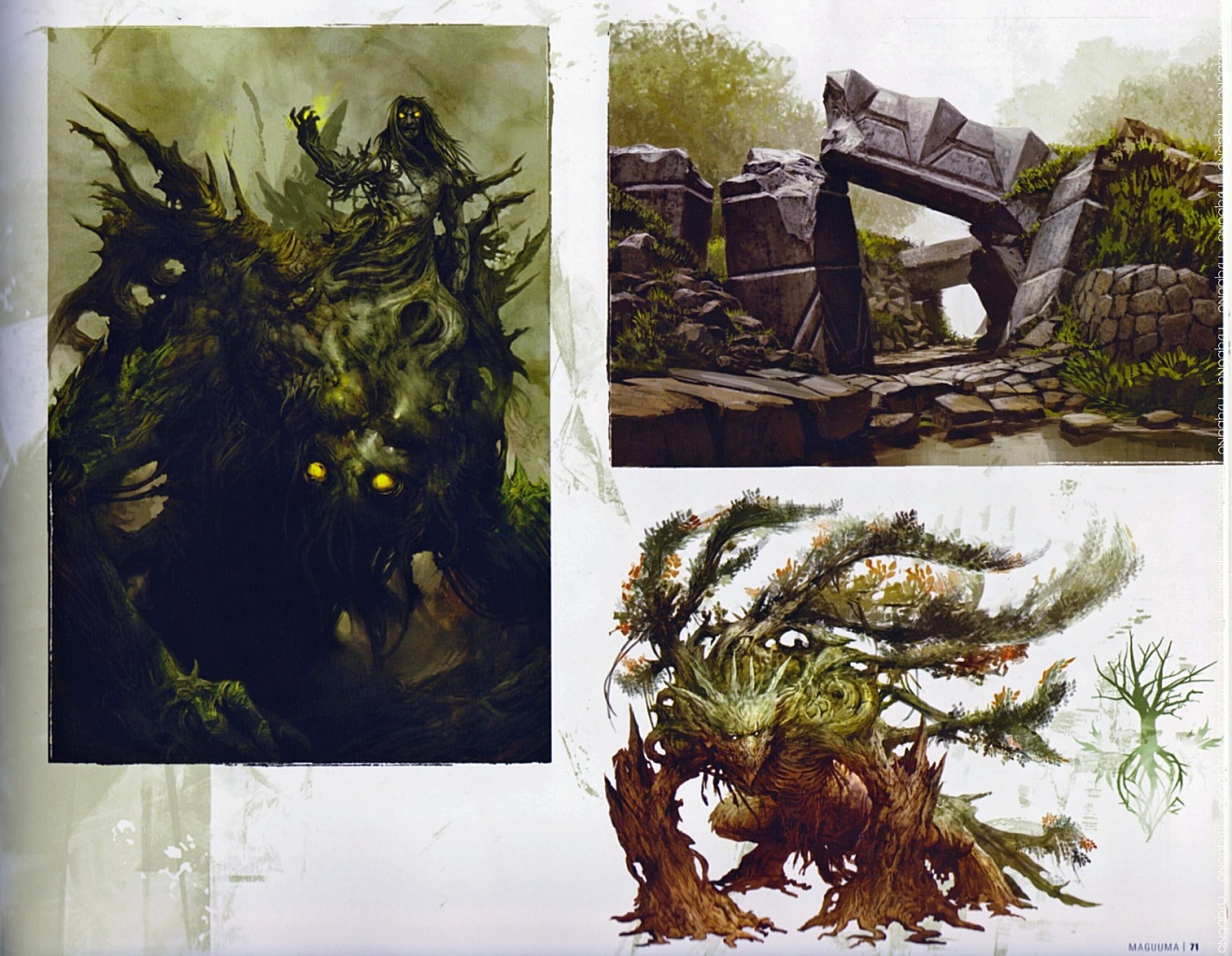 Страницы официального арт - альбома по игре Art of Guild Wars.