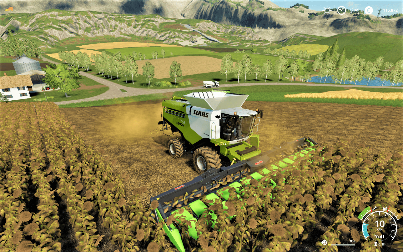 Зерноуборочный комбайн: два мода для Farming Simulator 19 обновились