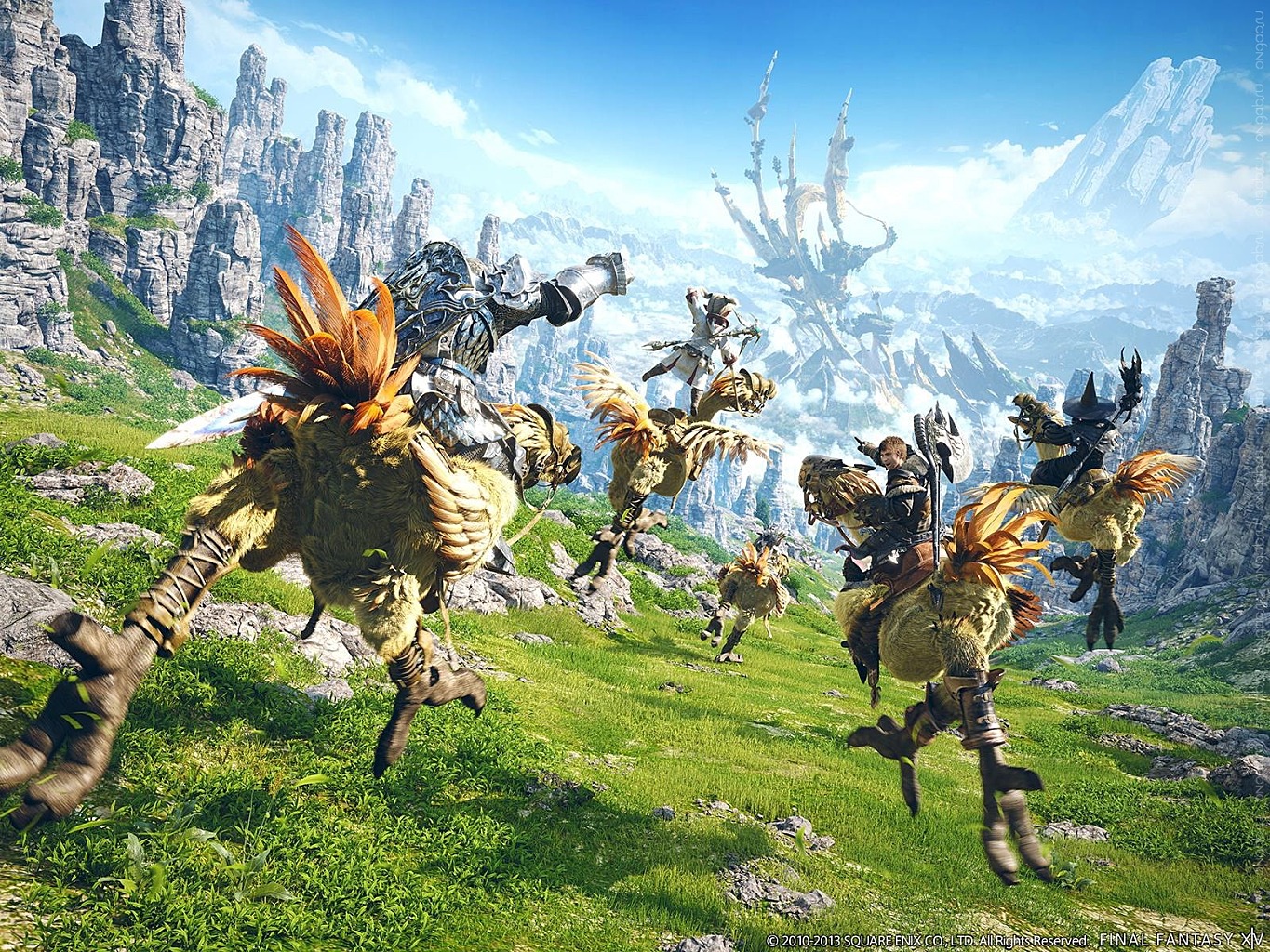 Скриншот Обои Final Fantasy XIV, wallpaper  #272546