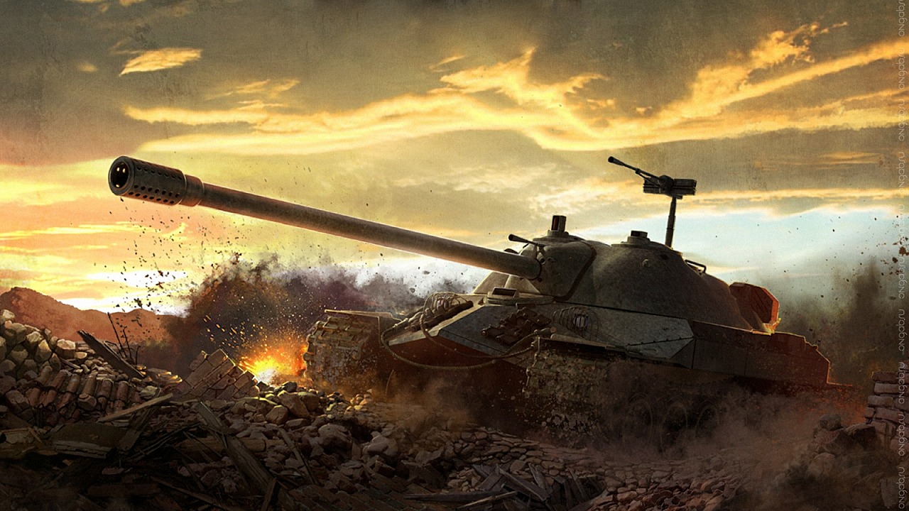 Скриншот HD обои World of Tanks